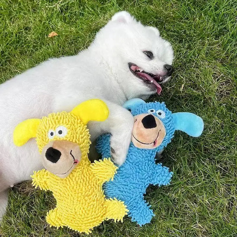 Giggling Dog Toy for Dental Care & Playtime