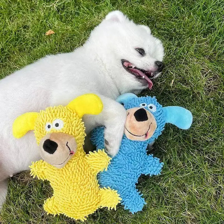 Giggling Dog Toy for Dental Care & Playtime