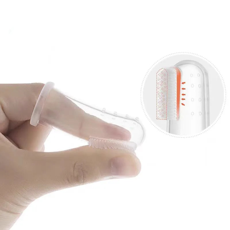 SilicaSmile Silicone Finger Pet Toothbrushes