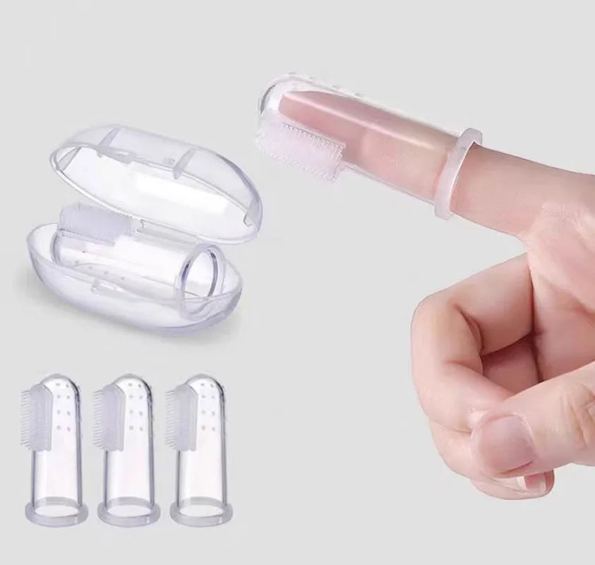 SilicaSmile Silicone Finger Pet Toothbrushes