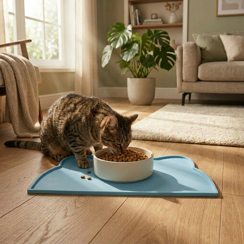 Waterproof Pet Placemat | Non Slip Feeding Mat | Easy Clean Food & Water Spill Mat