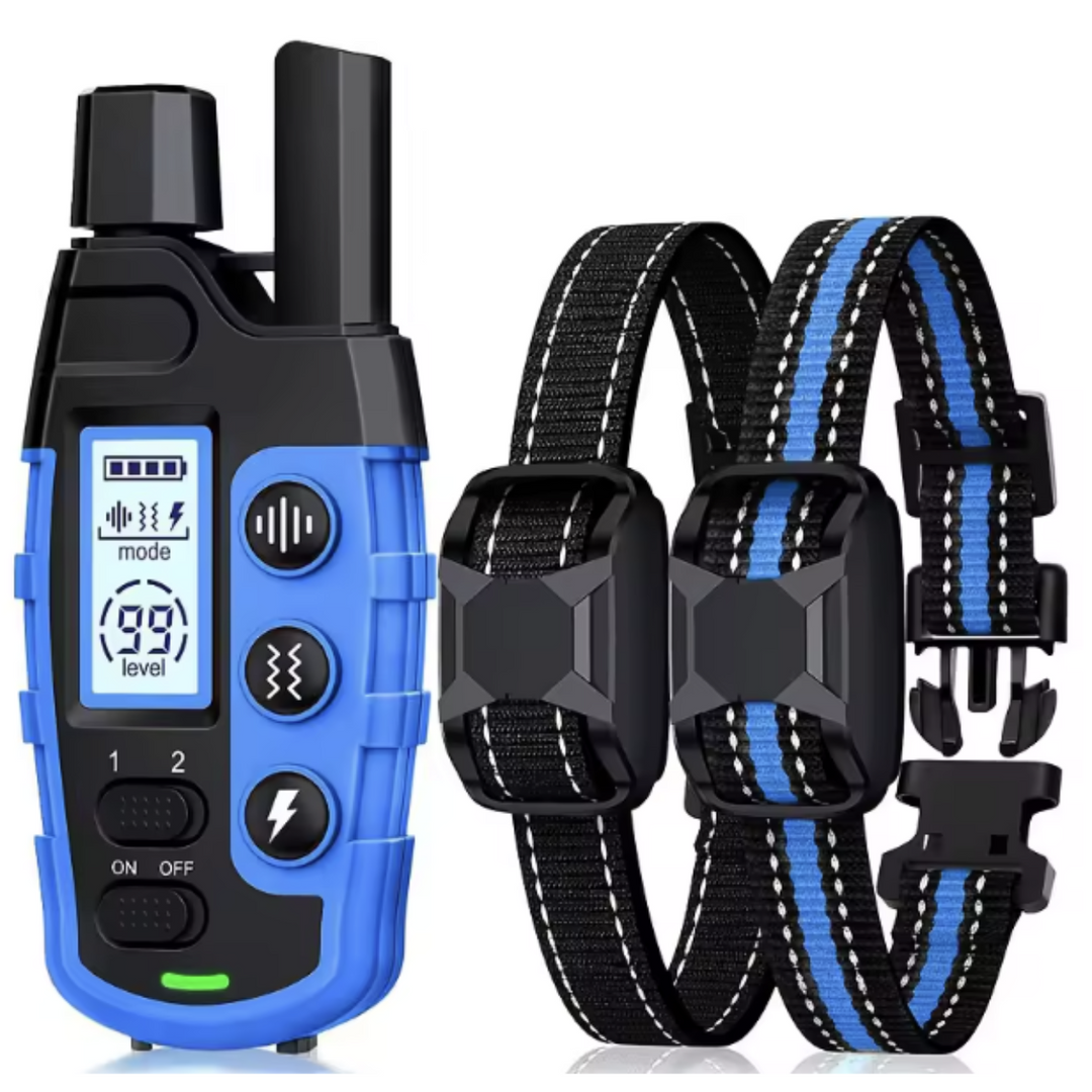 Waterproof Dog Training Collar | Remote Control 300m | Vibration & Sound | Rechargeable | Adjustable for All Breeds