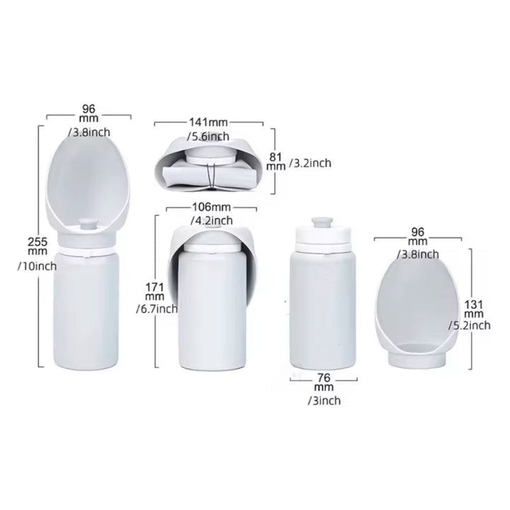 Portable Pet Water Bottle | Foldable BPA-Free Design | Leakproof One-Hand Travel Dispenser