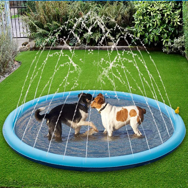 Dog Splash Pad | Inflatable Sprinkler Pool Toy