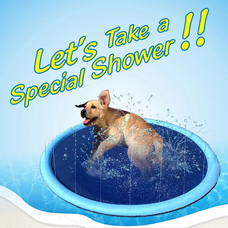 Dog Splash Pad | Inflatable Sprinkler Pool Toy