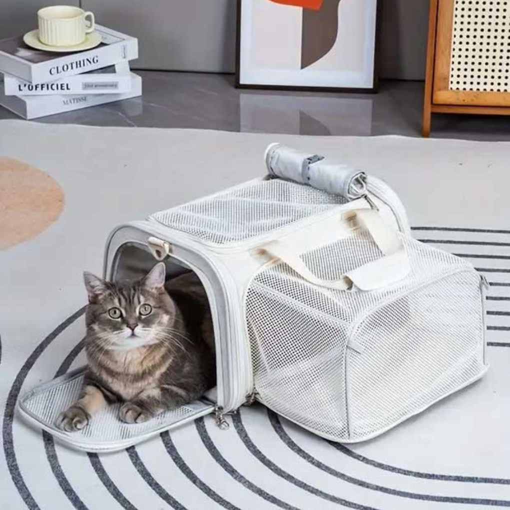Expandable Cabin Carrier for Cats & Small Dogs