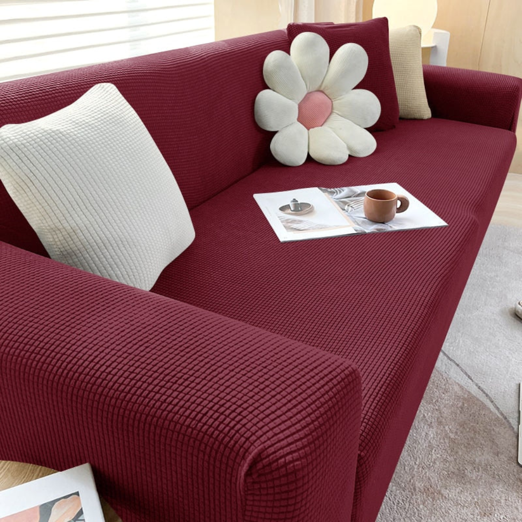 Stylish Stretch Sofa Cover – Elastic Protective Couch Cover for Pets