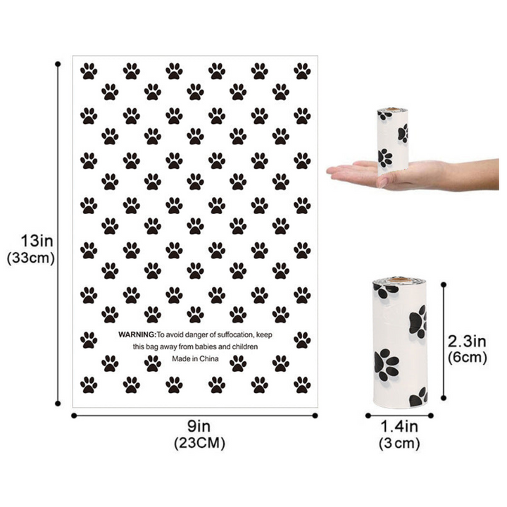 Eco-friendly Poop Bags with Convenient Dispenser