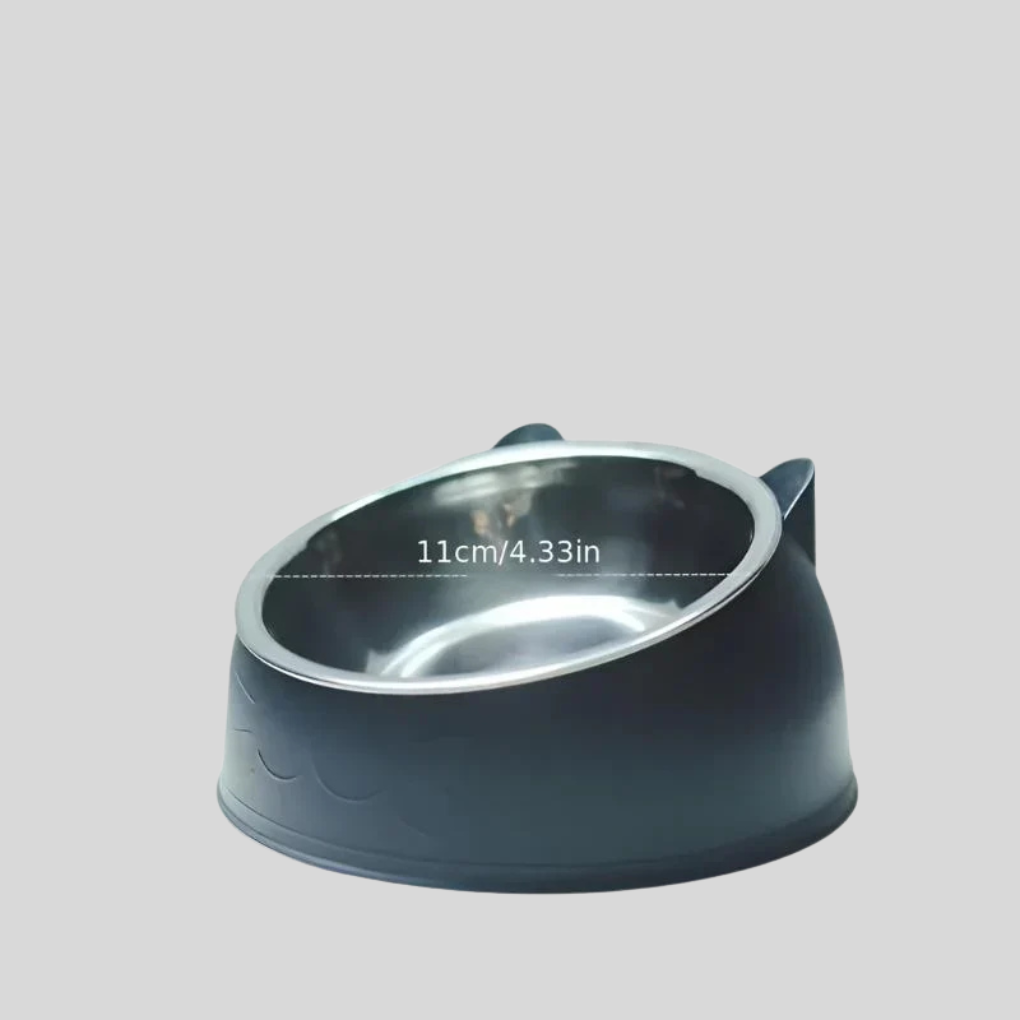 Raised Ergonomic Cat Food Bowl