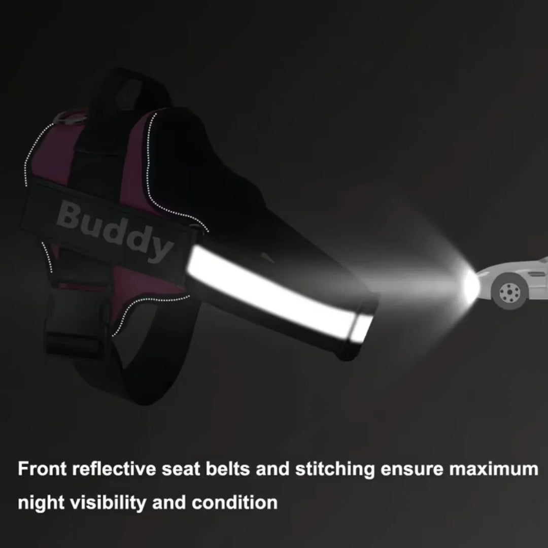 No Pull Dog Harness | Breathable Vest | Reflective Design | Adjustable Fit for Small to Large Dogs