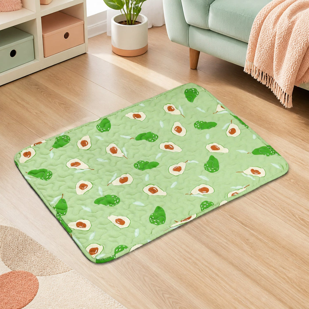 Washable Dog Bed & Cat Bed | Anywhere Quilted Pet Mat | Non-Slip Base