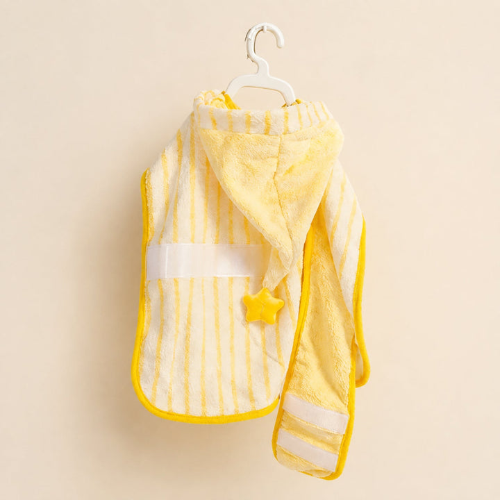 Absorbent Dog Drying Robe | Soft Breathable Hooded Bath Towel