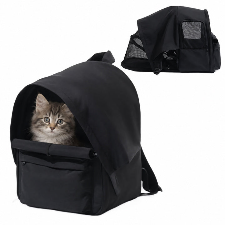 Expandable Cat Carrier Backpack | Breathable Travel Bag with Sunshade