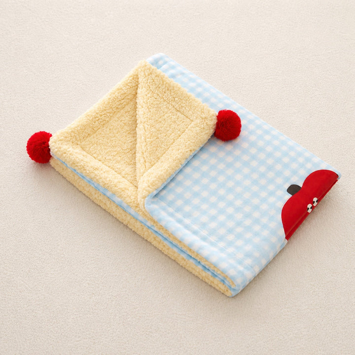 Dog Blanket & Cat Blanket | Reversible Plush with Pillow | Machine Washable