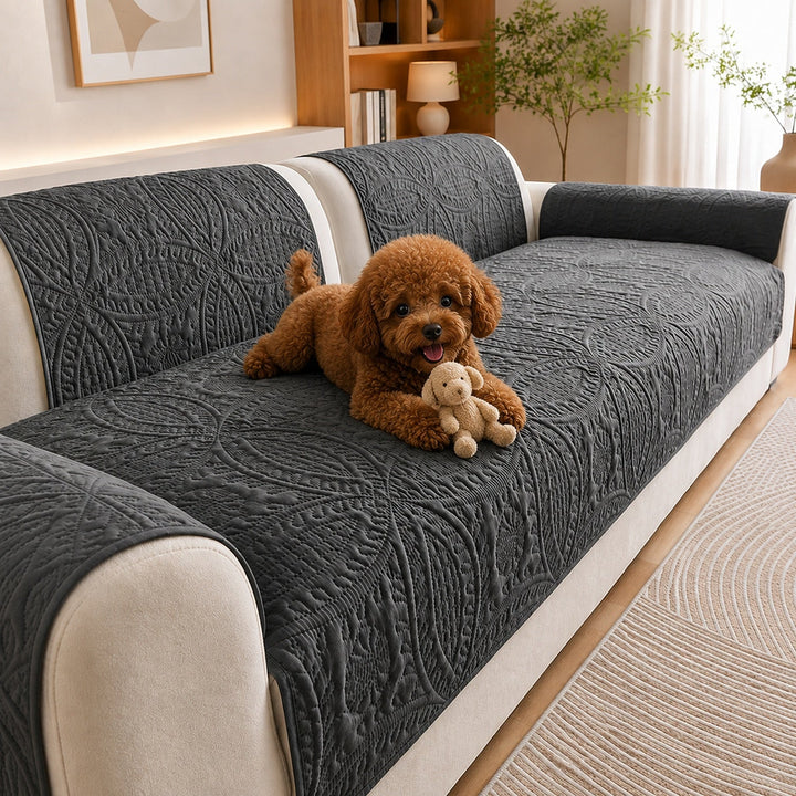 Water-Repellent Sofa Protector | Soft Brushed Polyester | Non-Slip Cover