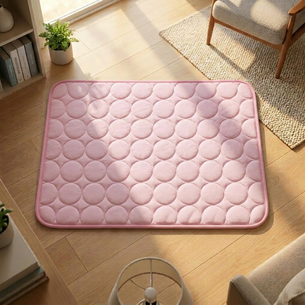 Dog Cooling Mat | Self Cooling Pad for Dogs | Breathable Summer Bed | No Water or Electricity Needed | Indoor & Outdoor