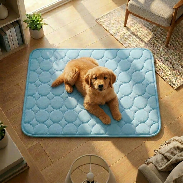 Dog Cooling Mat | Self Cooling Pad for Dogs | Breathable Summer Bed | No Water or Electricity Needed | Indoor & Outdoor
