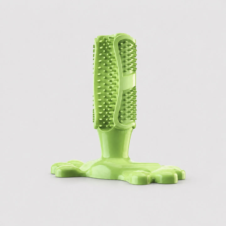 Cactus Dog Chew Toy | Rubber Treat Dispenser | Dental Toothbrush Toy for All Dogs