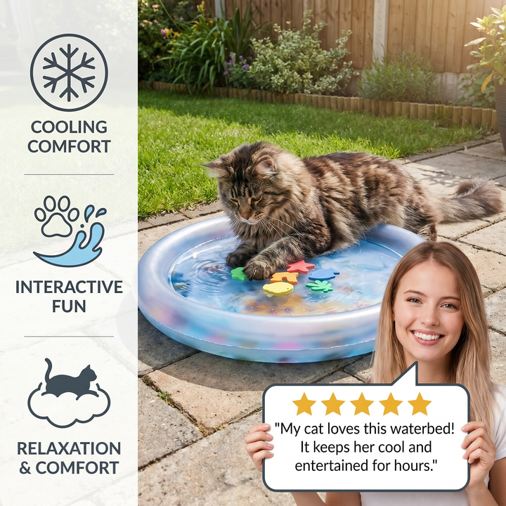 Interactive Cooling Waterbed for Cats 2.0