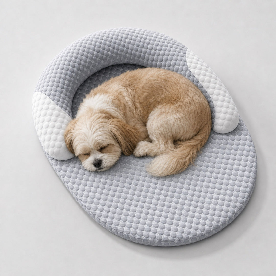Cooling Dog Bed | Oval Ice Silk Breathable Pet Nest