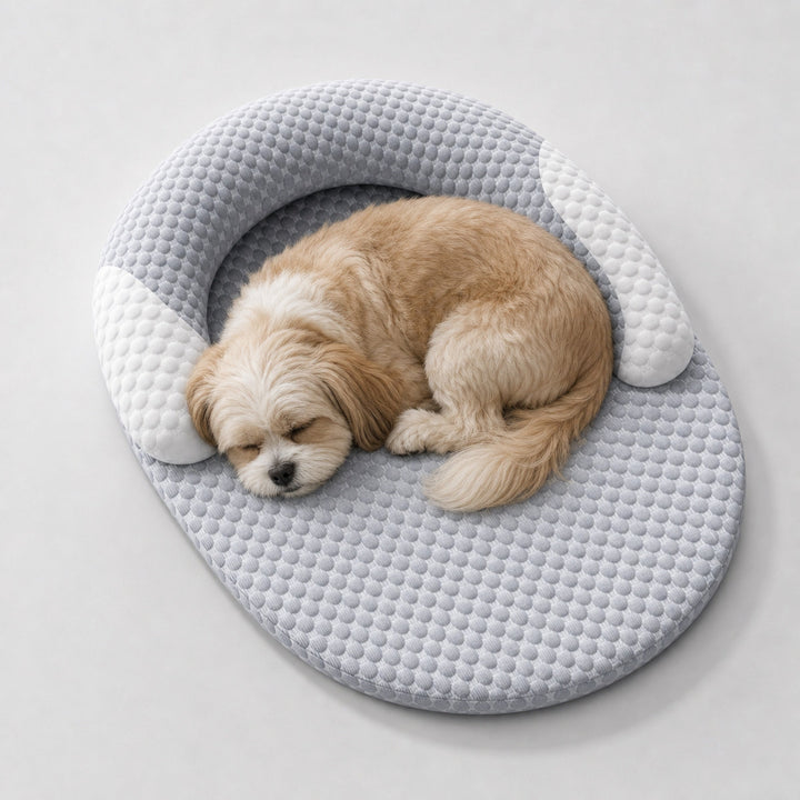 Cooling Dog Bed | Oval Ice Silk Breathable Pet Nest