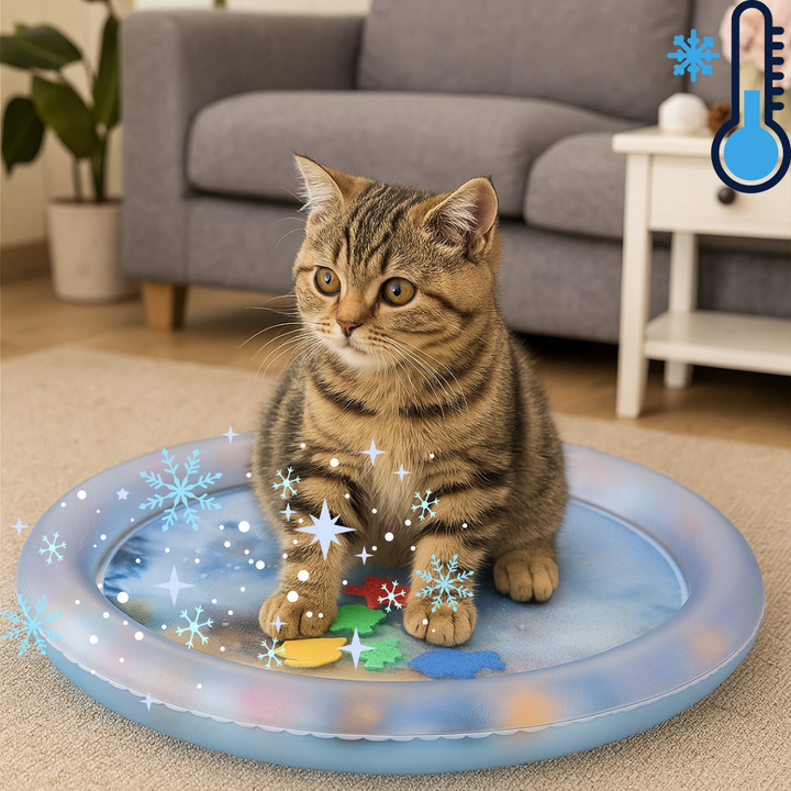 Interactive Cooling Water Bed for Cats 2.0