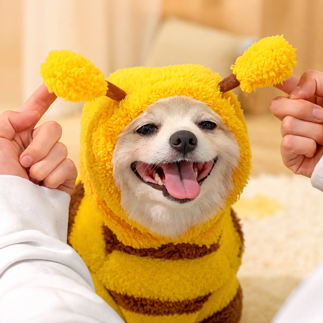 Honey Bee Pet Jumper | Cosy Four-Leg Autumn & Winter Outfit
