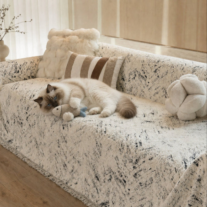 Foggy Cloud Sofa Throw | Chenille | Anti-Slip Scratch-Resistant Pet Cover
