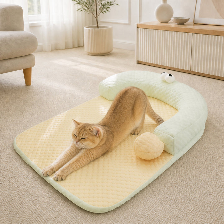 Dog Bed & Cat Bed | Question Mark Cooling Pet Mat | Breathable & Washable