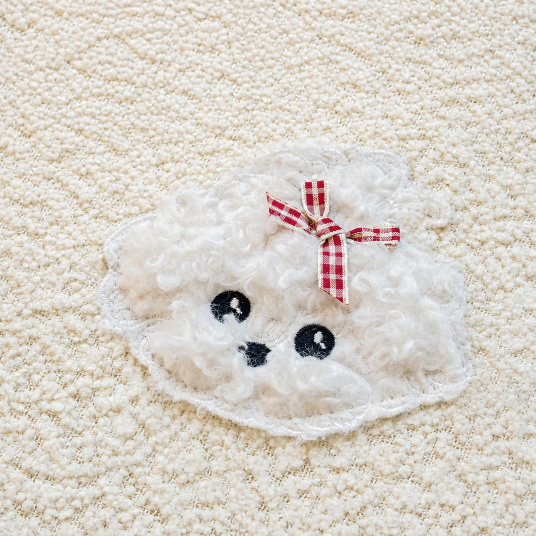Little Puppy Ruffle Sofa Protector | Chenille | Non-Slip Washable Cover
