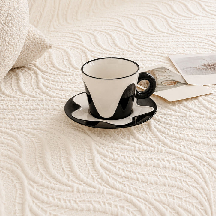 Ripple Weave Sofa Throw | All-Season Anti-Scratch Machine-Washable