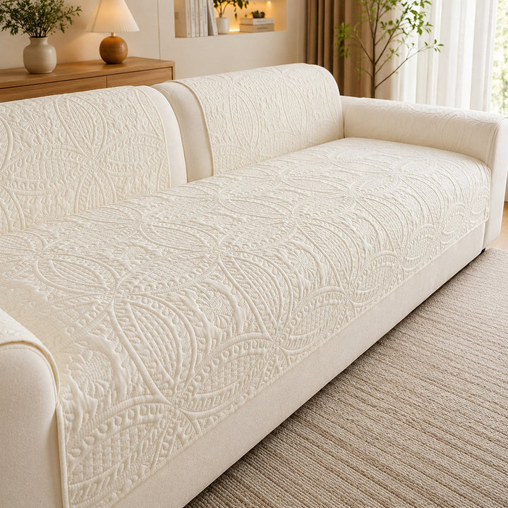 Water-Repellent Sofa Protector | Soft Brushed Polyester | Non-Slip Cover