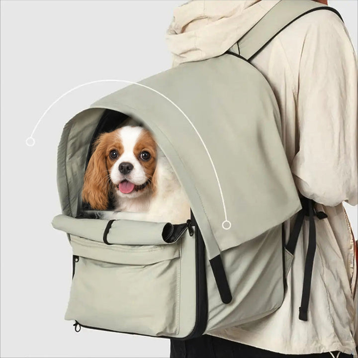 Expandable Cat Carrier Backpack | Breathable Travel Bag with Sunshade