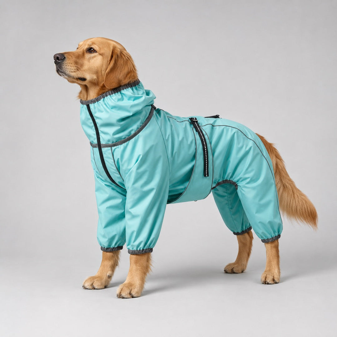 Large Dog Rain Coat | Waterproof Outdoor Jacket | Adjustable Fit