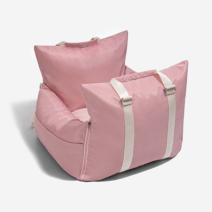Dog Car Seat Cover | Waterproof Seat Protector | Non-Slip Travel Bed with Safety Bolsters