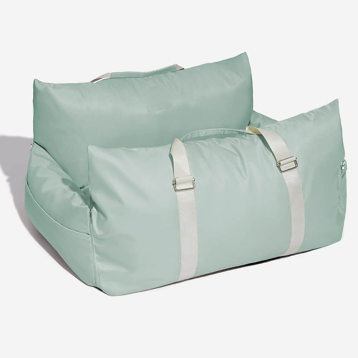 Dog Car Seat Cover | Waterproof Seat Protector | Non-Slip Travel Bed with Safety Bolsters