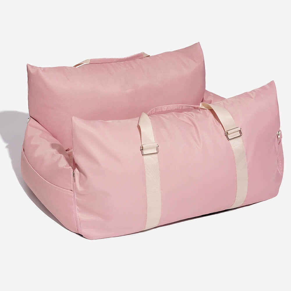Dog Car Seat Cover | Waterproof Seat Protector | Non-Slip Travel Bed with Safety Bolsters
