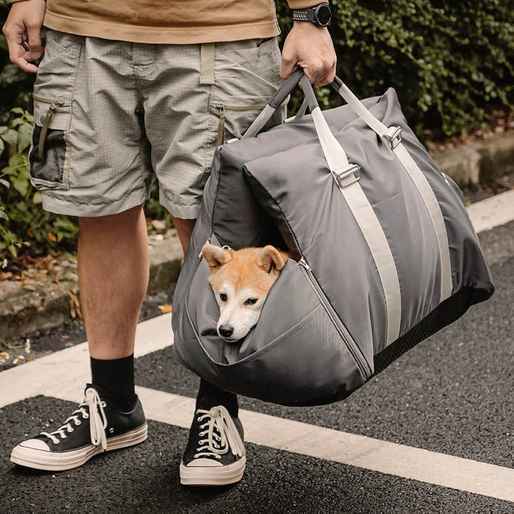 Dog Car Seat Cover | Waterproof Seat Protector | Non-Slip Travel Bed with Safety Bolsters