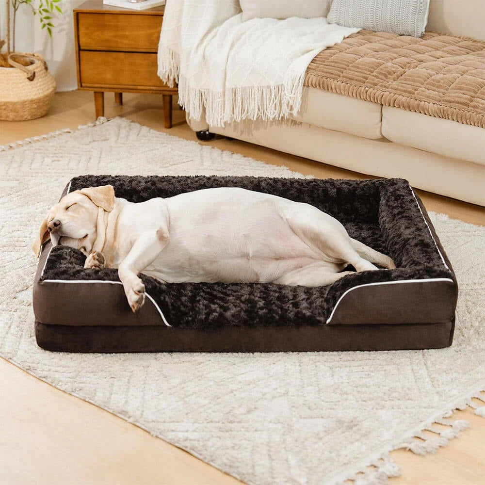 Detachable Water-Repellent Full-Surround Orthopaedic Dog Bed