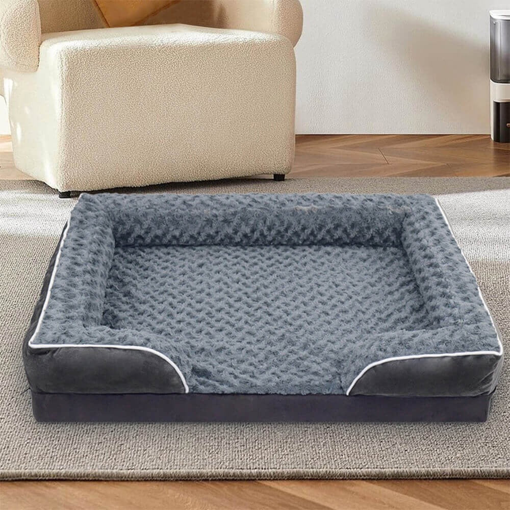 Detachable Water-Repellent Full-Surround Orthopaedic Dog Bed