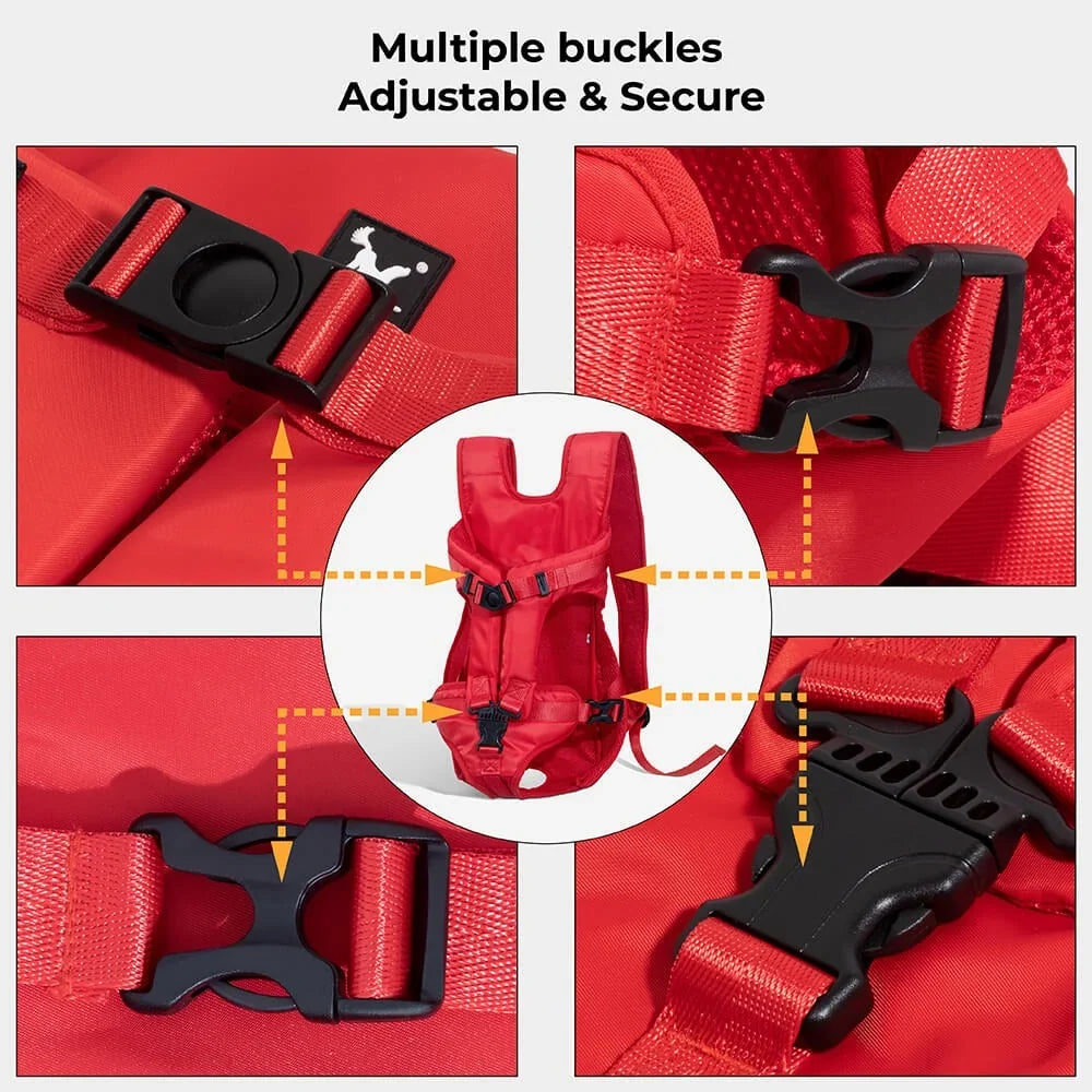 Dog Carrier Backpack | Breathable Travel Carrier | Secure Multi-Buckle