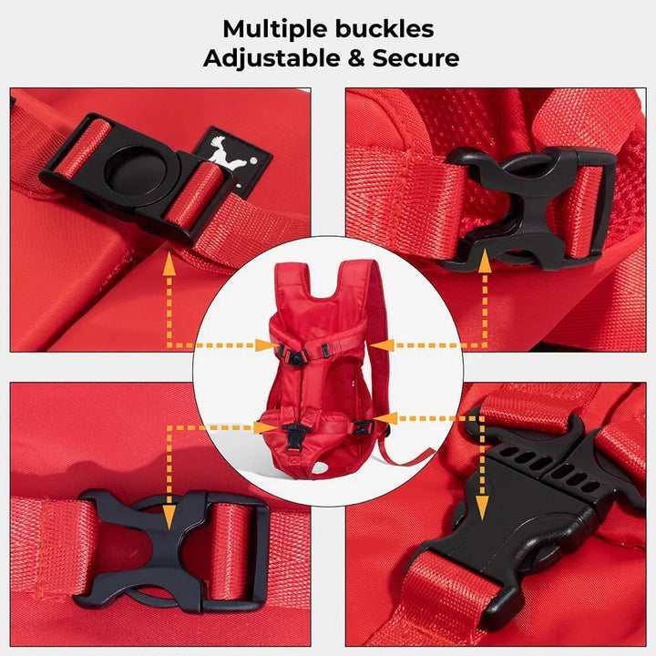 Dog Carrier Backpack | Breathable Travel Carrier | Secure Multi-Buckle