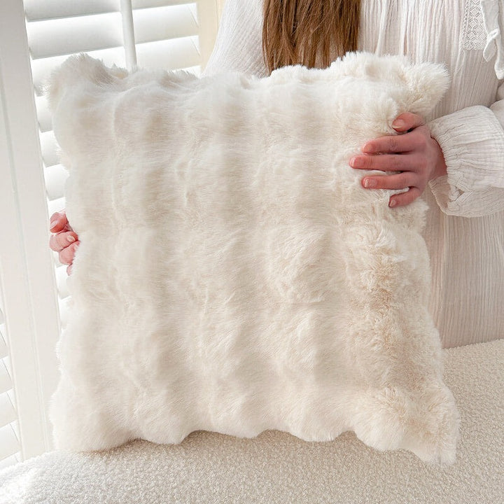 Faux Rabbit Fur Sofa Cover – Ultra Soft Plush Couch Cover for Pets