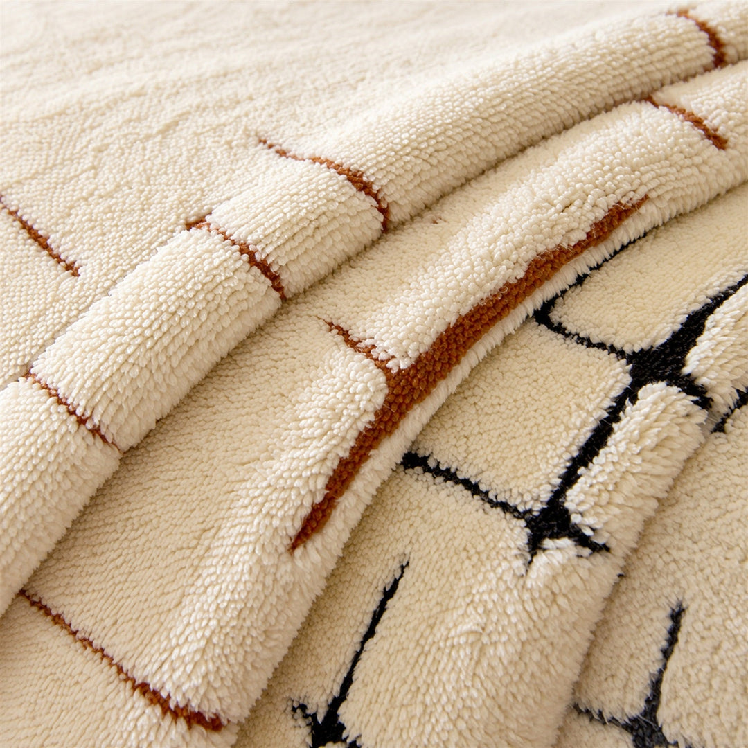 Sketchline Sofa Cover | Soft Plush | Non-Slip & Machine Washable