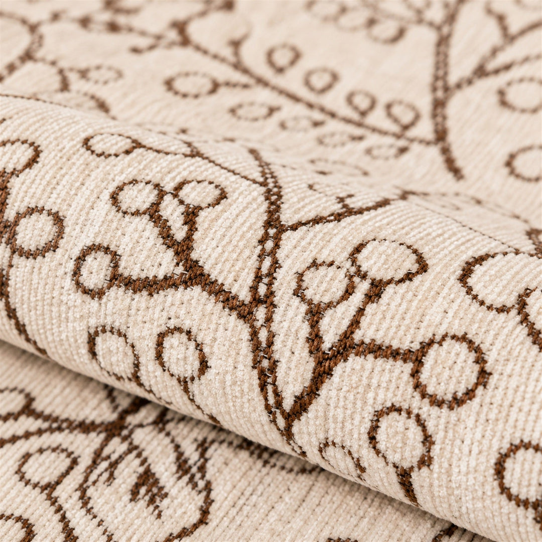 Garden Sketch Sofa Cover | Soft Chenille | Non-Slip & Machine Washable