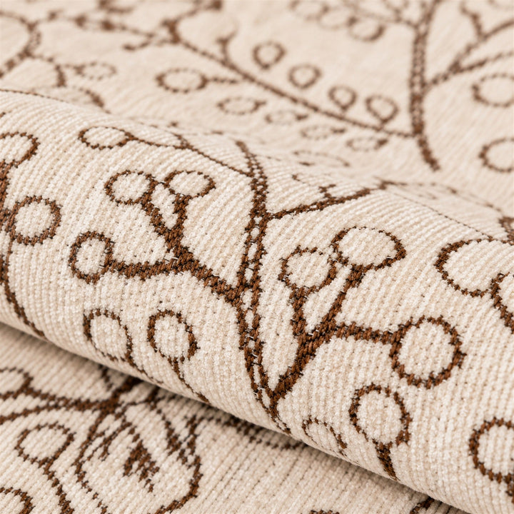 Garden Sketch Sofa Cover | Soft Chenille | Non-Slip & Machine Washable