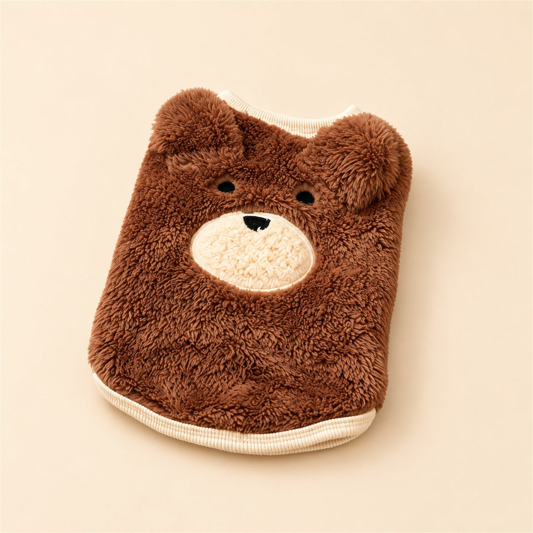 Cuddle Bear Dog Jumper | Soft Sleeveless Fleece for Autumn & Winter