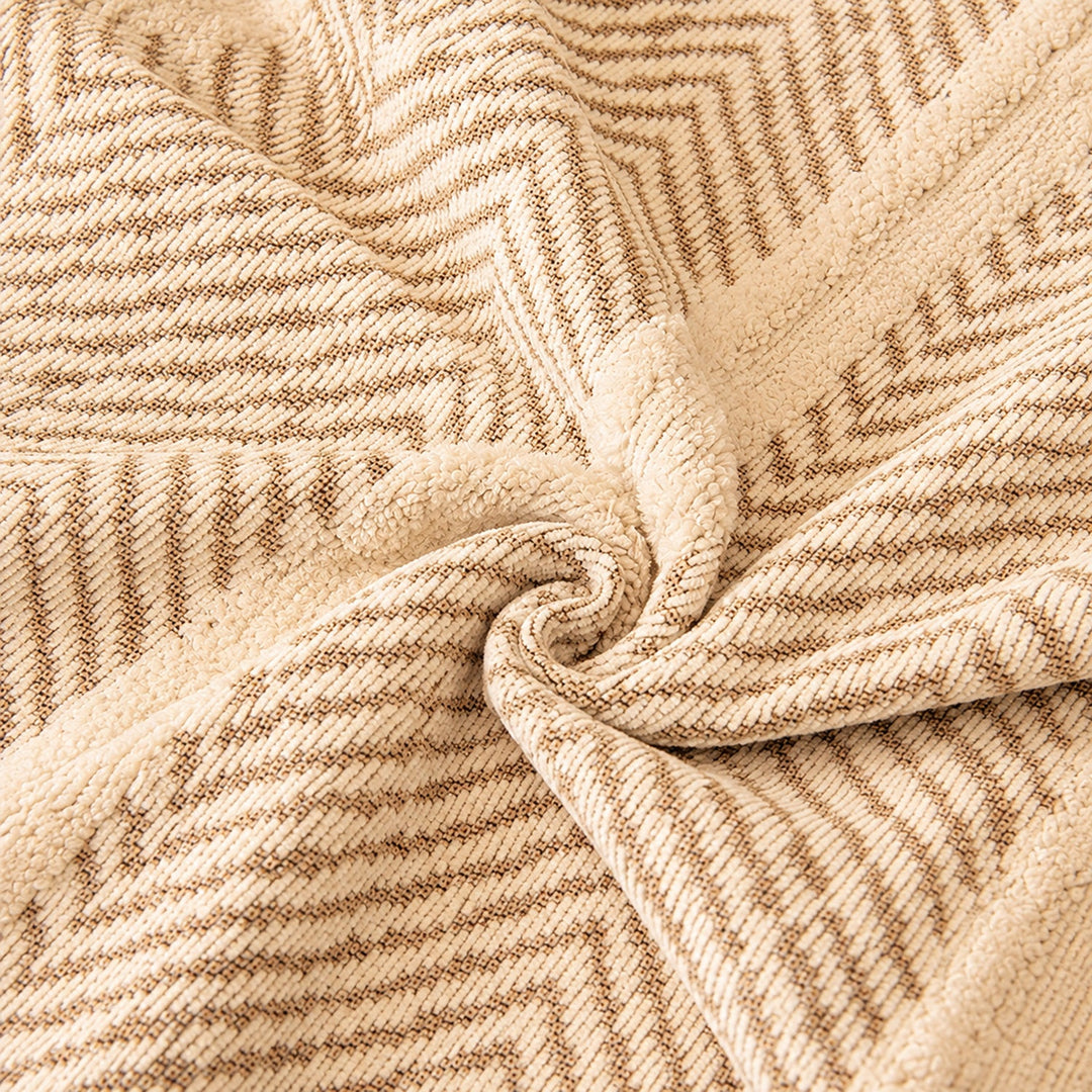 Sofa Cover | Machine-Washable Sofa Throw | Herringbone Chenille | Cat-Scratch Resistant