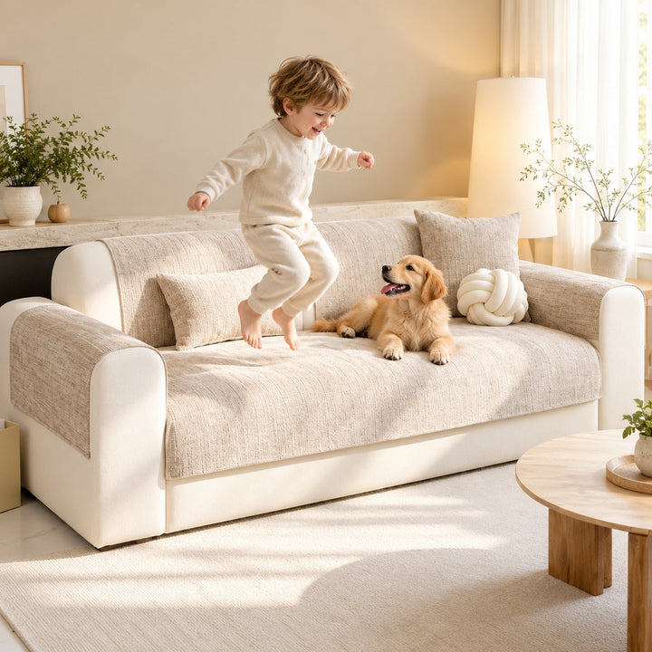 Sofa Cover | Waterproof Sofa Protector | Chenille | Non-Slip & Cat-Scratch Resistant