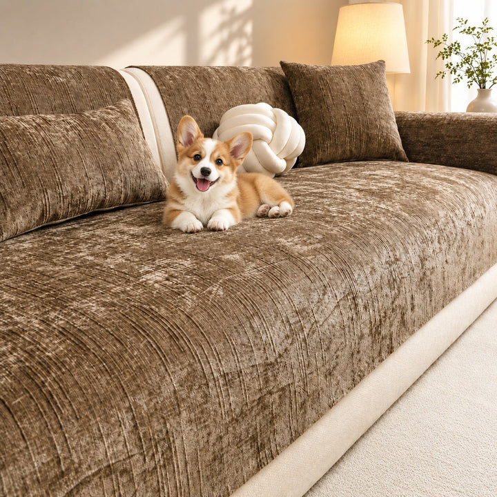 Sofa Cover | Waterproof Sofa Protector | Chenille | Non-Slip & Cat-Scratch Resistant